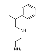 N'-(2-pyridin-4-ylpropyl)ethane-1,2-diamine结构式