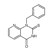1-Benzyl-2-thioxo-2,3-dihydro-1H-pyrido[2,3-d]pyrimidin-4-one结构式