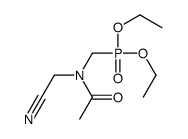 N-(cyanomethyl)-N-(diethoxyphosphorylmethyl)acetamide Structure