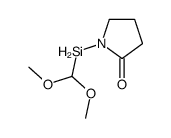 1-(dimethoxymethylsilyl)pyrrolidin-2-one结构式