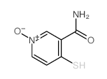 1-hydroxy-4-sulfanylidene-pyridine-3-carboxamide结构式