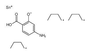 tributylstannyl 4-amino-2-hydroxybenzoate结构式