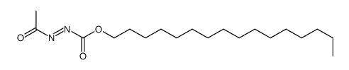 hexadecyl N-acetyliminocarbamate结构式
