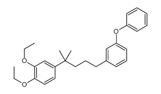 1,2-diethoxy-4-[2-methyl-5-(3-phenoxyphenyl)pentan-2-yl]benzene Structure