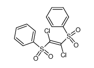 trans-1,2-di(phenylsulfonyl)-1,2-dichloroethene Structure