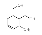 [6-(hydroxymethyl)-2-methyl-1-cyclohex-3-enyl]methanol结构式