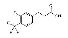 Benzenepropanoic acid, 3-fluoro-4-(trifluoromethyl)图片