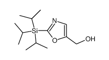 {2-[triisopropylsilyl]-1,3-oxazol-5-yl}methanol Structure