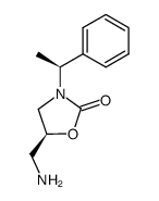 (1'S,5S)-5-aminomethyl-3-(1'-phenylethyl)-1,3-oxazolidin-2-one Structure