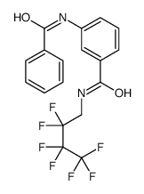 3-benzamido-N-(2,2,3,3,4,4,4-heptafluorobutyl)benzamide Structure