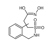 N-hydroxy-3-[(2-methylphenyl)methylsulfamoyl]propanamide结构式