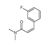 3-(3-fluorophenyl)-N,N-dimethylprop-2-enamide Structure