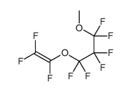 1,1,2,2,3,3-hexafluoro-1-methoxy-3-(1,2,2-trifluoroethenoxy)propane结构式
