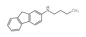 N-butyl-9H-fluoren-2-amine结构式