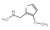1-(3-methoxythiophen-2-yl)-N-methylmethanamine Structure