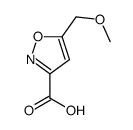 5-(MethoxyMethyl)-3-isoxazolecarboxylic Acid结构式