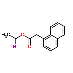 1-Bromoethyl 1-naphthylacetate structure