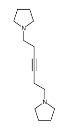 1,6-dipyrrolidino-hex-3-yne结构式