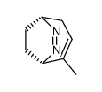 (1S,5R)-2-methyl-6,7-diazabicyclo[3.2.2]nona-2,6-diene结构式