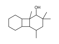 2,4,4,6-tetramethyltricyclo[6.4.0.02,7]dodecan-3-ol结构式