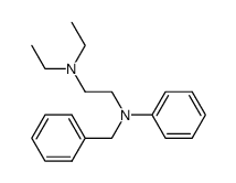 N,N-diethyl-N'-benzyl-N'-phenyl-ethylenediamine Structure