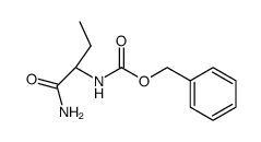 (+-)-2-benzyloxycarbonylamino-butyric acid amide结构式