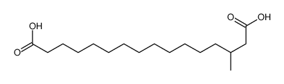 3-methylhexadecanedioic acid结构式