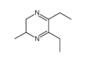 Pyrazine, 5,6-diethyl-2,3-dihydro-2-methyl- (9CI) structure