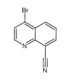 4-Bromo-8-quinolinecarbonitrile structure