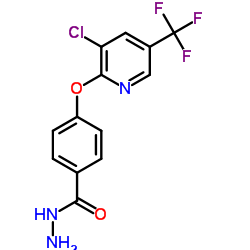 (4-(3-CHLORO-5-(TRIFLUOROMETHYL)(2-PYRIDYLOXY))BENZOYL)HYDRAZIDE结构式