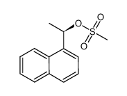 (R)-1-(naphthalen-1-yl)ethyl methanesulfonate Structure