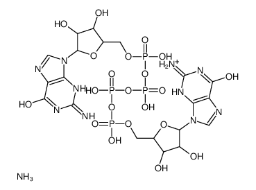 四磷酸二鸟苷铵盐结构式