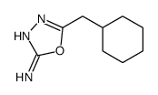 5-(cyclohexylmethyl)-1,3,4-oxadiazol-2-amine结构式