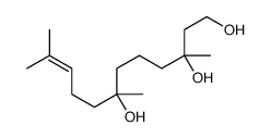 3,7,11-trimethyldodec-10-ene-1,3,7-triol Structure