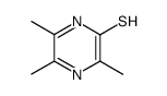 2(1H)-Pyrazinethione,3,5,6-trimethyl- Structure