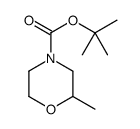 tert-Butyl 2-methylmorpholine-4-carboxylate structure