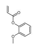 (2-methoxyphenyl) prop-2-enoate结构式