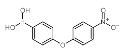(4-(4-NITROPHENOXY)PHENYL)BORONIC ACID structure