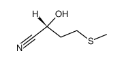 (R)-2-Hydroxy-4-methylsulfanyl-butyronitrile Structure