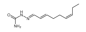 nona-2t,6c-dienal semicarbazone结构式