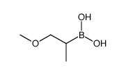 1-methoxypropan-2-ylboronic acid结构式