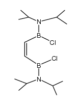 cis-1,2-bis(diisopropylaminochloroboryl)ethene结构式