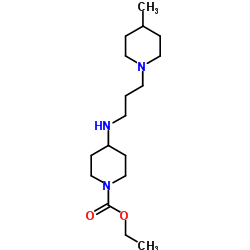 Ethyl 4-{[3-(4-methyl-1-piperidinyl)propyl]amino}-1-piperidinecarboxylate结构式