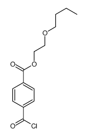 2-butoxyethyl 4-carbonochloridoylbenzoate Structure
