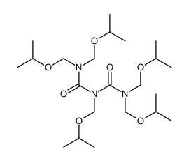 1-[bis(propan-2-yloxymethyl)carbamoyl]-1,3,3-tris(propan-2-yloxymethyl)urea结构式