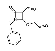 1-benzyl-2-oxo-4-(2-oxoethoxy)azetidine-3-carbaldehyde结构式