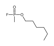 1-[fluoro(methyl)phosphoryl]oxyhexane结构式