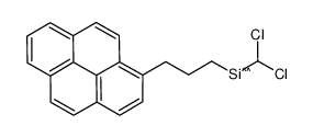 dichloromethyl(3-pyren-1-ylpropyl)silicon Structure