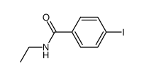 N-ethyl-4-iodobenzamide structure