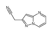 2-pyrazolo[1,5-a]pyrimidin-2-ylacetonitrile结构式